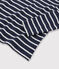 Iconische ondertrui Dames blauw SMOKING/wit MARSHMALLOW