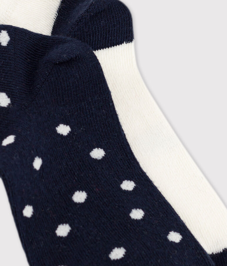 Set van 2 paar meisjessokken multicouleur