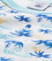 Pyjama garçon imprimé blanc ECUME/bleu BLEU/ MULTICO