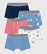 Lot de 5 boxers enfant en coton imprimé