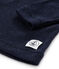 T-shirt met lange mouwen kinderen van katoen wol zijde blauw SMOKING