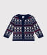 Gebreid babyvestje met wol