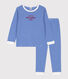 Pyjama milleraies en coton enfant