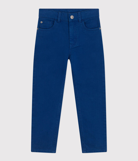 Rechte jongensbroek in denimkleur blauw INCOGNITO