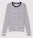 Iconisch gestreept katoenen cardigan Dames