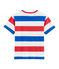 Tee-shirt enfant garcon blanc MARSHMALLOW/rouge PEPS/ SURF