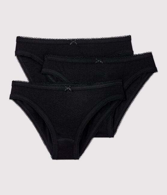 Set 3 fijn katoenen onderbroeken Dames Variante 1 PACK