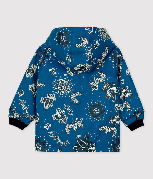 ICONISCHE OLIEJAS VAN GERECYCLEDE STOF VOOR BABY'S blauw/multicouleur