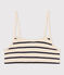 Soutien-gorge Brassière sans armatures Femme blanc AVALANCHE/bleu SMOKING
