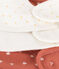 Lot de 3 bavoirs bébé en coton variante 2
