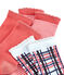 Lot de 3 paires de chaussettes enfant fille rouge SIGNAL/blanc MULTICO