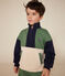 Sweatshirt van fleece met schipperskraag voor jongens wit AVALANCHE/ MULTICO