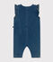 Mouwloze babyjumpsuit van denim blauw BLEU DELAVE