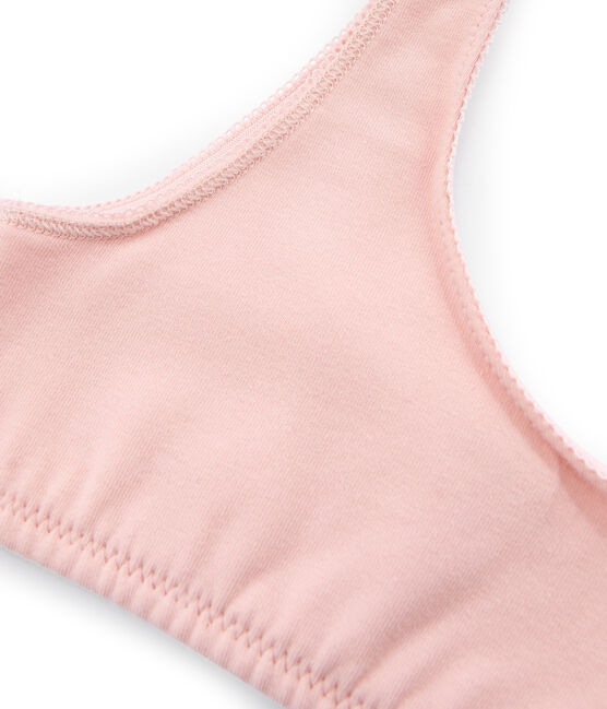 Voorgevormd behatopje voor meisjes roze FLEUR