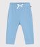 Pantalon de jogging b&eacute;b&eacute; en coton uni bleu FLO