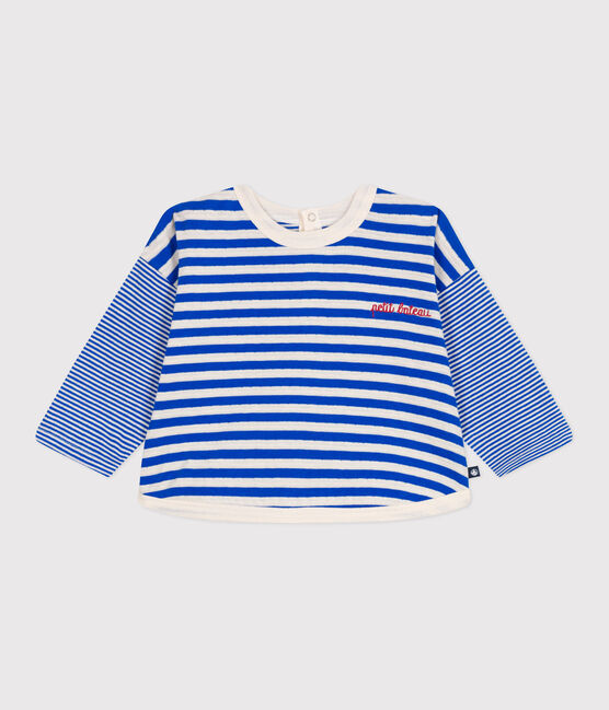 Katoenen T-shirt met lange mouwen en streepjes voor baby's PERSE/ AVALANCHE