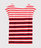 Linnen damesshirt wit MARSHMALLOW/rood PEPS/ MEDIEVAL