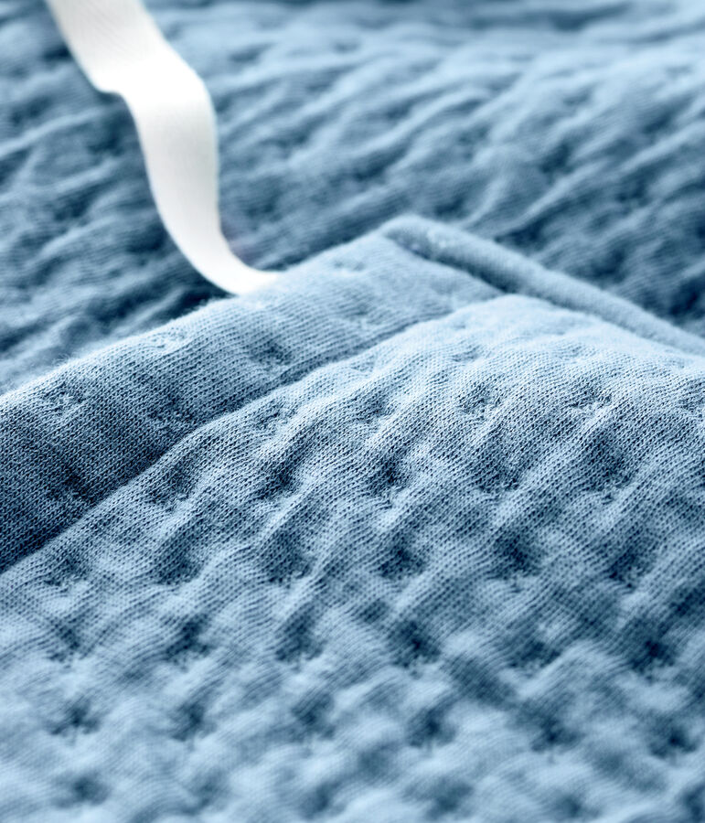 Cardigan b&eacute;b&eacute; en tubique gris