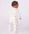 Pyjama bébé en coton sans pieds imprimé Paris blanc MARSHMALLOW/blanc MULTICO