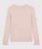 T-shirt col rond iconique en coton Femme rose GLOVE