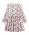 Robe imprimée enfant fille blanc MARSHMALLOW/blanc MULTICO