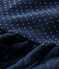 Jurk met lange mouwen twee soorten materiaal babymeisje blauw SMOKING/wit MARSHMALLOW