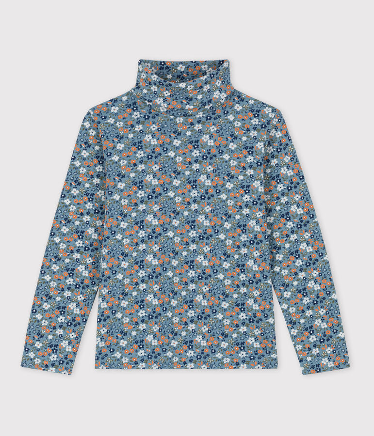 Sous-pull imprim&eacute; fleuri en coton enfant fille ROVER/ MULTICO