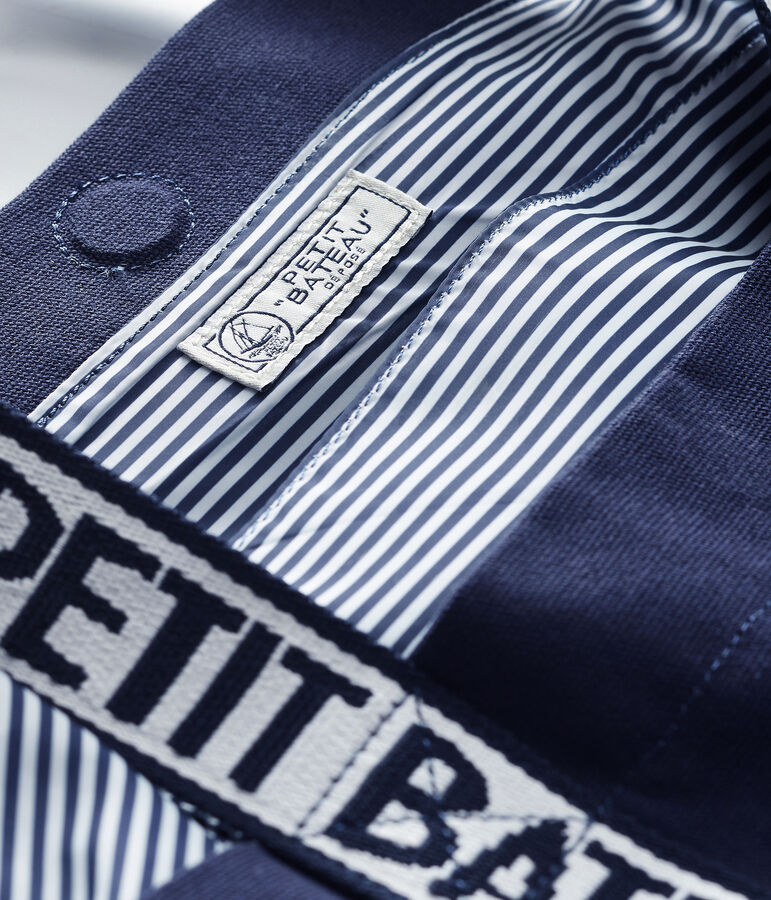 Draagtas met logo blauw