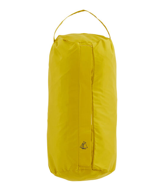 Coupe-vent long réversible femme jaune BAMBOO/vert PINEDE