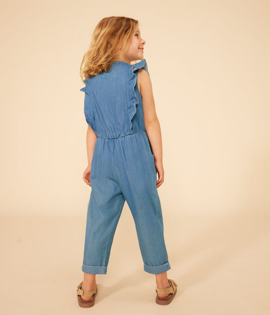 Combinaison enfant fille bleu DENIM CLAIR