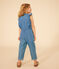 Combinaison enfant fille bleu DENIM CLAIR