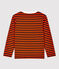 Katoenen jongens t-shirt met lange mouwen blauw SMOKING/ CAROTTE