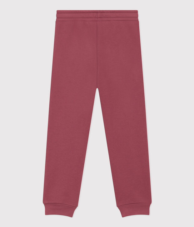 Fleece joggingbroek voor meisjes bruin