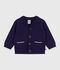 Effen katoenen cardigan vest met knopen SOIR