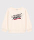 Sweater met print in molton voor meisjes / jongens