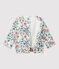Gewatteerd babyvest. wit MARSHMALLOW/wit MULTICO