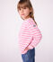 Katoenen marinetruitje voor kinderen roze BOUDOIR/ MILK