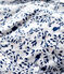 Capeline reversible bébé fille bleu SMOKING/blanc MULTICO