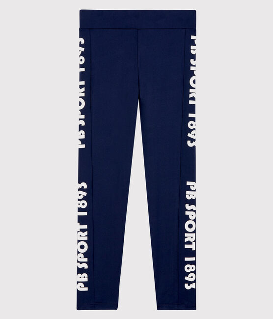 Sportlegging meisjes kinderen blauw SMOKING