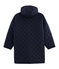 Lang warm windjack gemixt blauw SMOKING