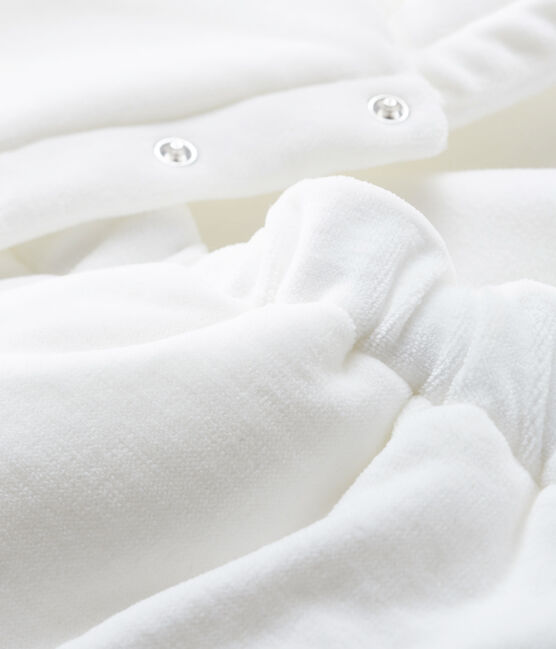 Combipilote 3 en 1 bébé en velours blanc MARSHMALLOW