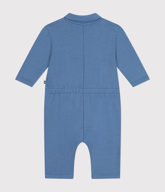 Lang pakje van fleece voor baby's blauw BEACH