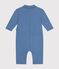 Lang pakje van fleece voor baby's blauw BEACH