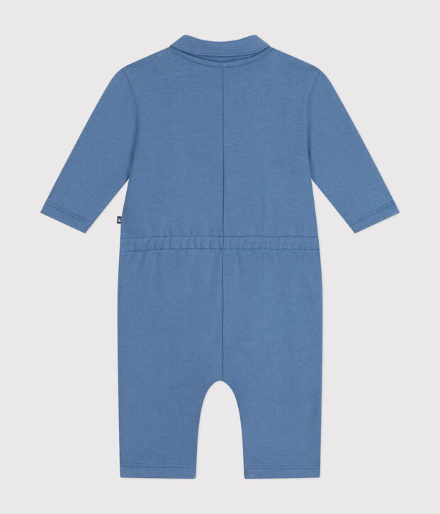 Lang pakje van fleece voor baby's blauw