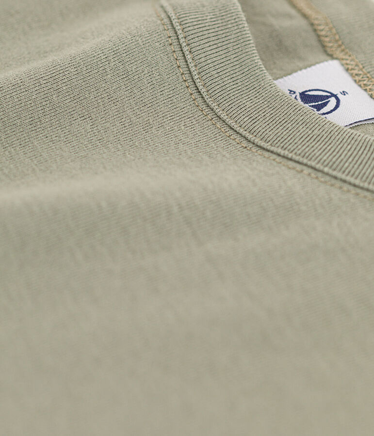 Tee-shirt L'ICONIQUE col rond en coton Femme vert