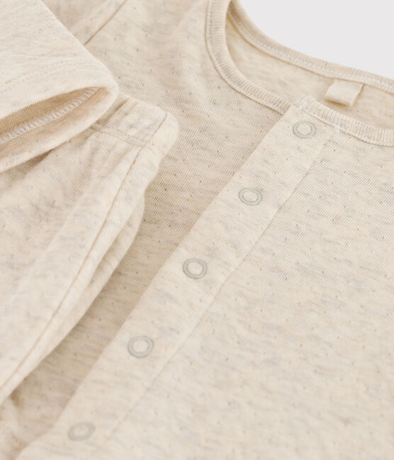 Set met 2 stuks in biologisch tubic voor baby's beige MONTELIMAR CHINE