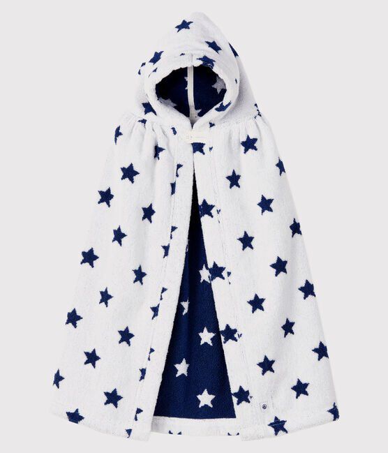 Uniseks badcape voor baby's wit MARSHMALLOW