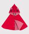 Cape en coton bio bébé rouge TERKUIT