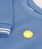Sweatshirt enfant en coton uni bleu