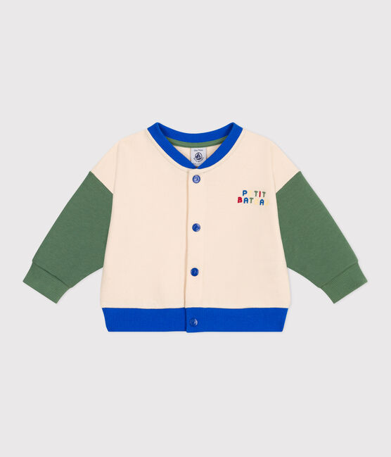 Katoenen baseballjasje met colorblock voor baby's AVALANCHE/ PALMERAIE